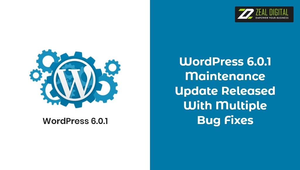 WordPress 6.0.1 Maintenance Update
