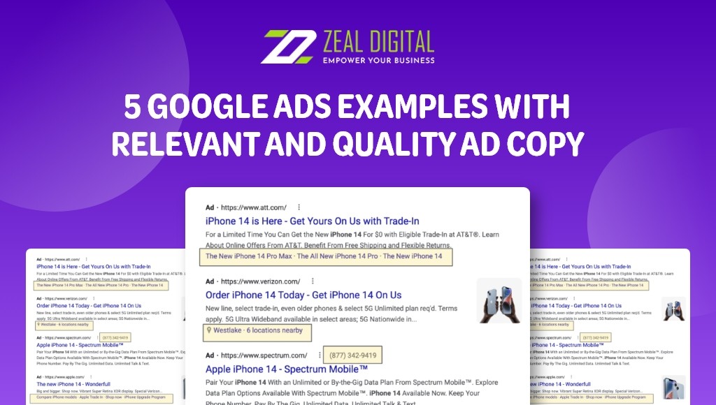 Examples Relevant And Quality Ad Copy